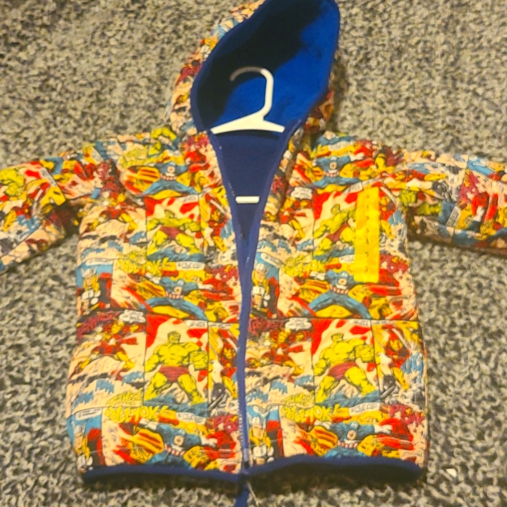 Marvel Boys Puffy Jacket